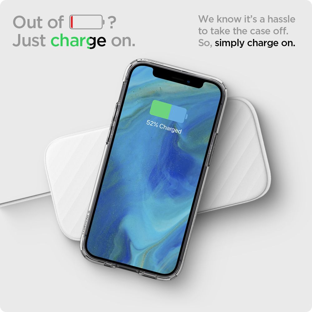 Capa para Apple iPhone 12 / 12 Pro, Spigen, Ultra Hybrid, Transparente ACS01702