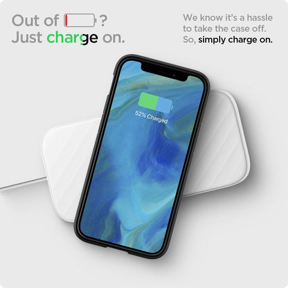 Capa para Apple iPhone 12 / 12 Pro, Spigen, Ultra Hybrid, Preta ACS01703