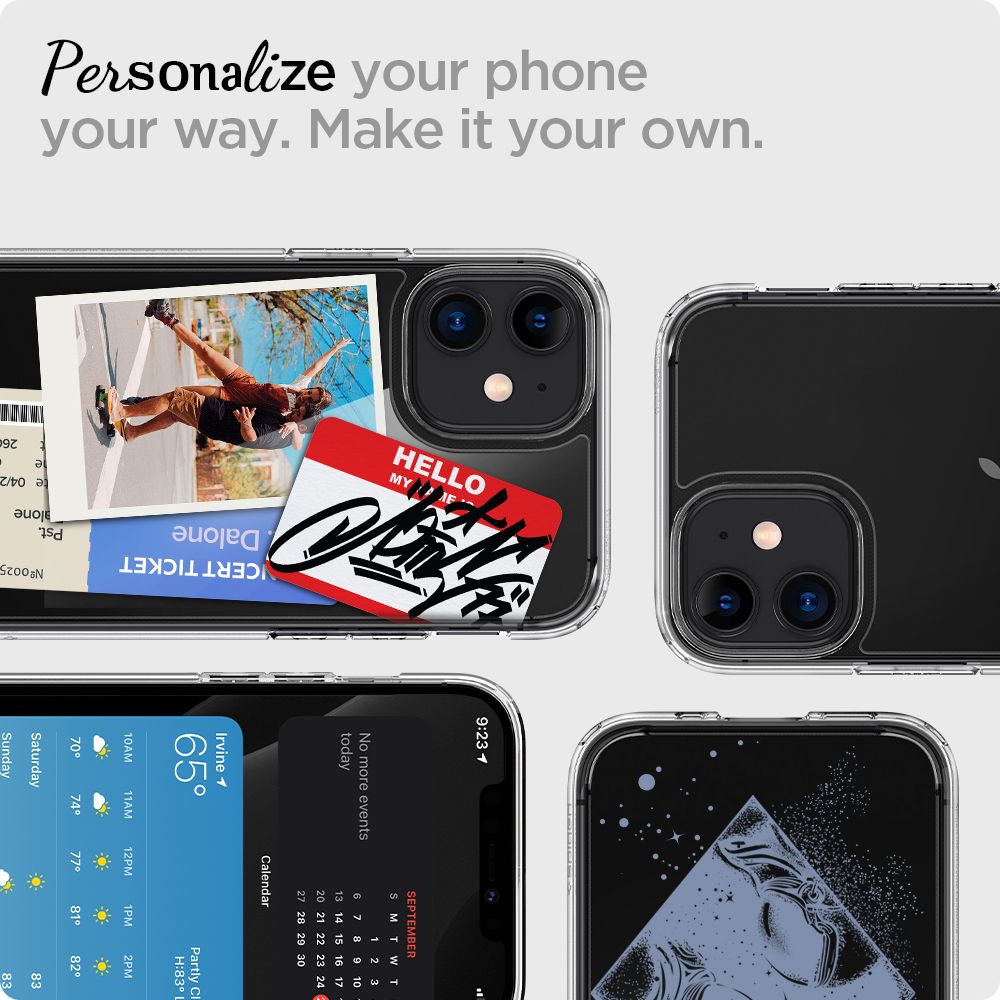 Capa para Apple iPhone 12 / 12 Pro, Spigen, Ultra Hybrid, Transparente ACS01702