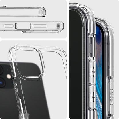 Capa para Apple iPhone 12 / 12 Pro, Spigen, Ultra Hybrid, Transparente ACS01702