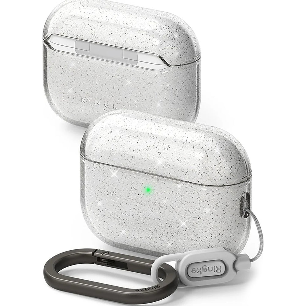 Capa Ringke Air Glitter para Apple AirPods 3, Transparente