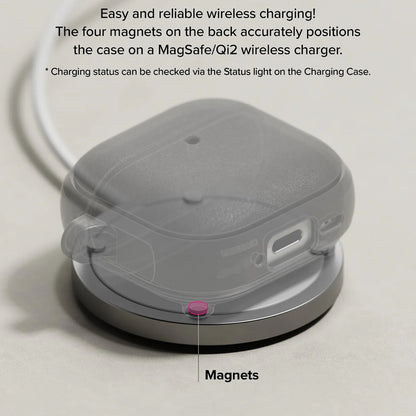 Capa Ringke Onyx Magnética para Apple AirPods 4, Cinzenta