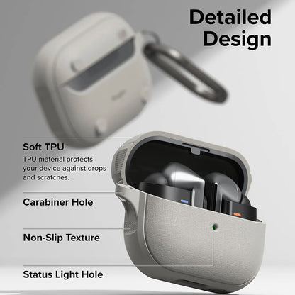 Capa Ringke Onyx Magnética para Samsung Galaxy Buds3 FE / Buds3 Pro / Buds3, Cinzento