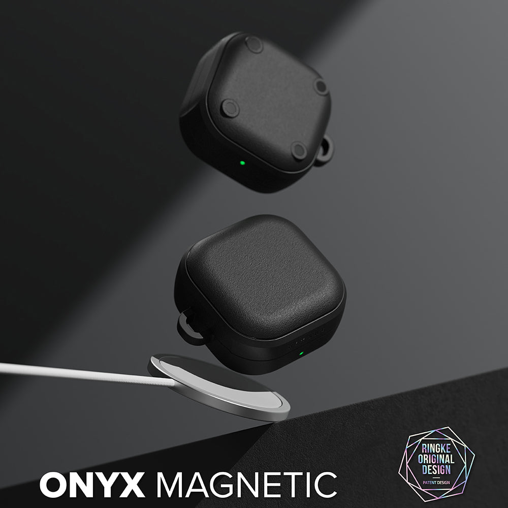 Capa Ringke Onyx Magnética para Samsung Galaxy Buds4 / Buds4 Pro, Preta