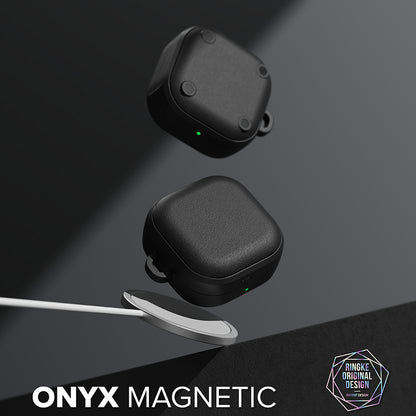 Capa Ringke Onyx Magnética para Samsung Galaxy Buds4 / Buds4 Pro, Preta