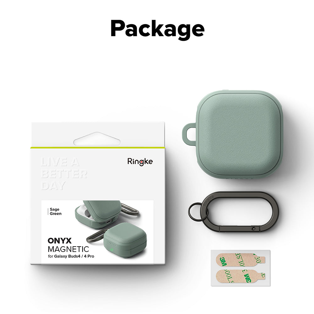 Capa Ringke Onyx Magnética para Samsung Galaxy Buds4 / Buds4 Pro, Verde