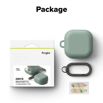 Capa Ringke Onyx Magnética para Samsung Galaxy Buds4 / Buds4 Pro, Verde