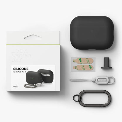 Capa Ringke para Apple AirPods 3, Preta