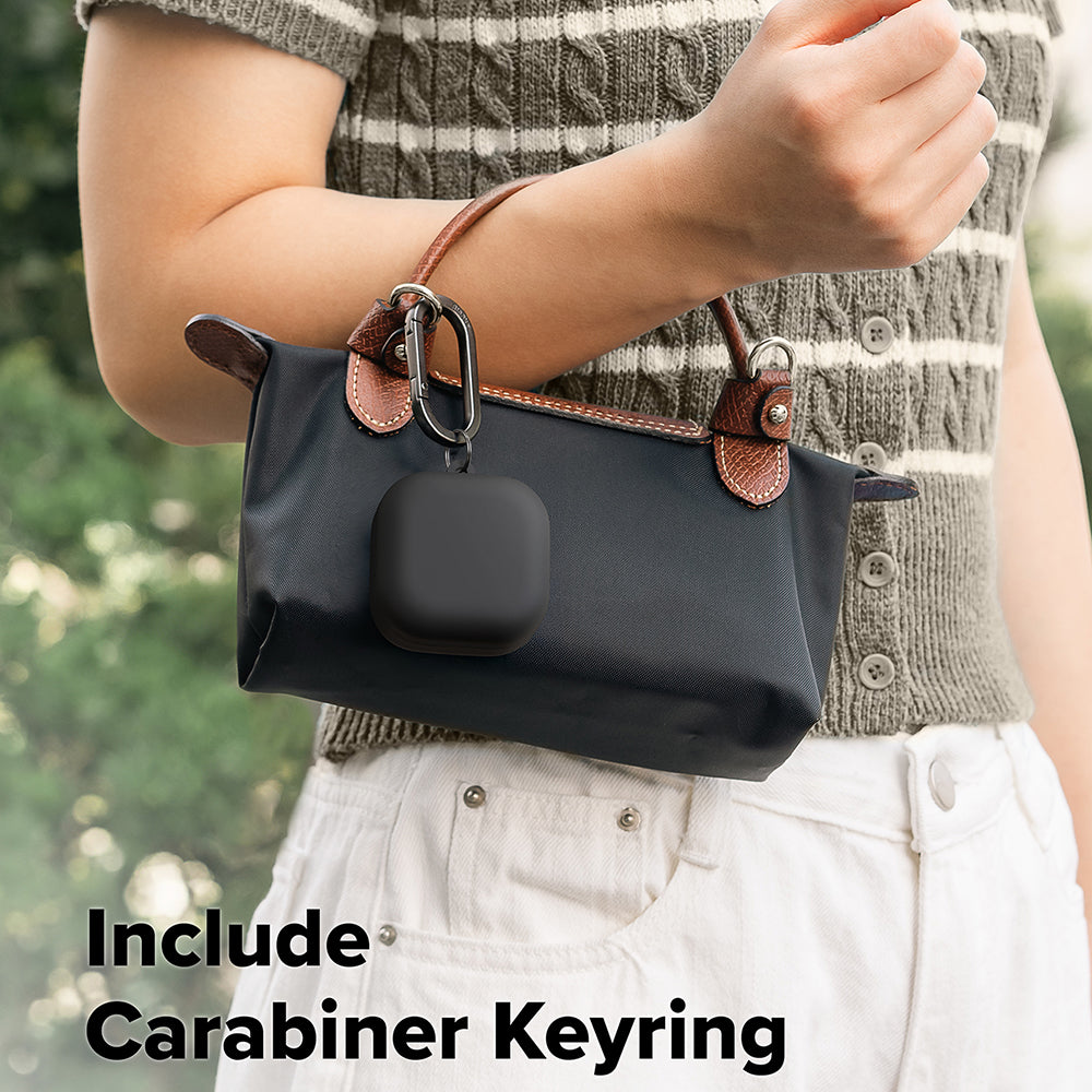 Capa Ringke para Samsung Galaxy Buds4 / Buds4 Pro, Preta