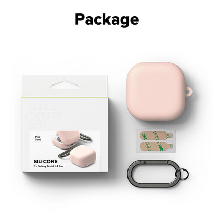 Capa Ringke para Samsung Galaxy Buds4 / Buds4 Pro, Rosa