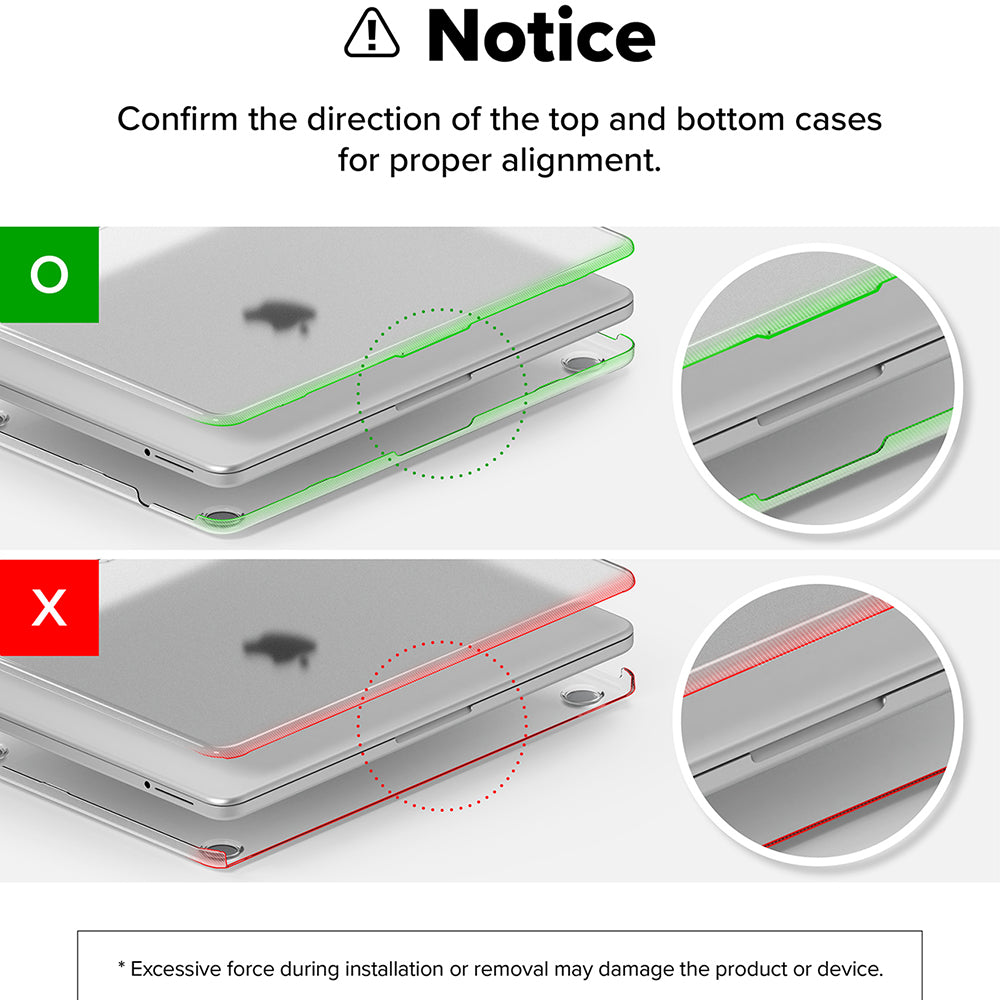 Capa Ringke Slim para Apple MacBook Neo de 13 polegadas, Transparente Mate
