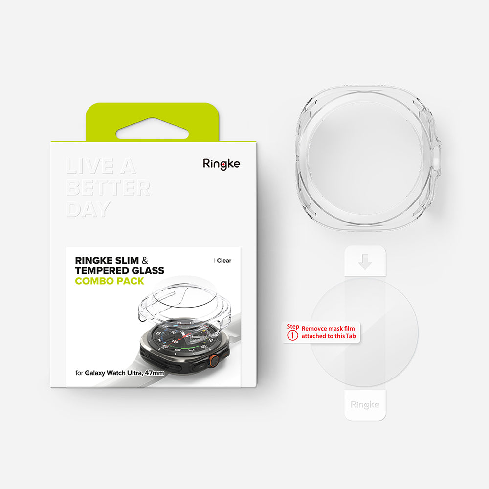 Capa Ringke Slim para Samsung Galaxy Watch Ultra, Transparente