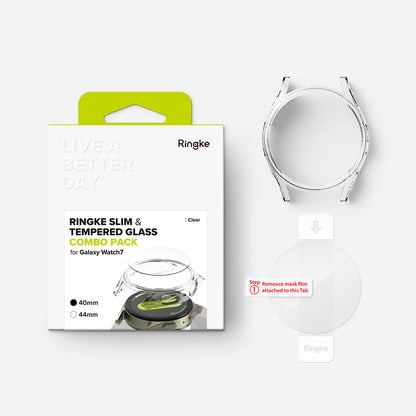 Capa Ringke Slim para Samsung Galaxy Watch7 40mm, Transparente