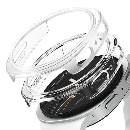 Capa Ringke Slim para Samsung Galaxy Watch8 40mm, Conjunto de 2 peças, Transparente