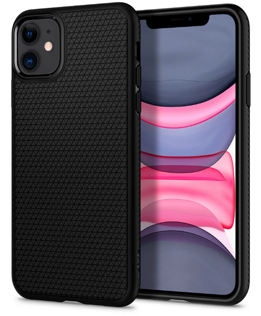 Capa para Apple iPhone 11, Spigen, Liquid Air, Preta 076CS27184