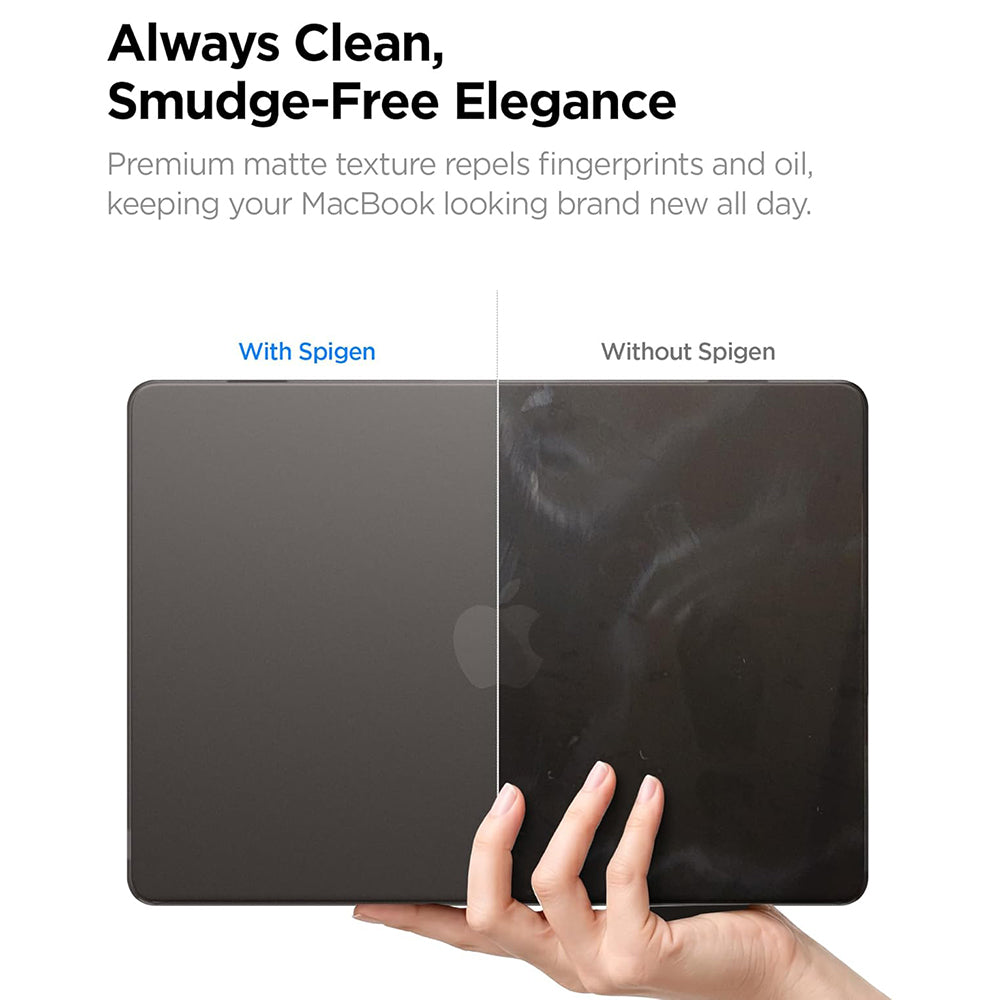 Capa Spigen Airskin para Apple MacBook Air 13 polegadas (2026) / (2025) / (2024) / (2022), Preto Satinado ACS11531