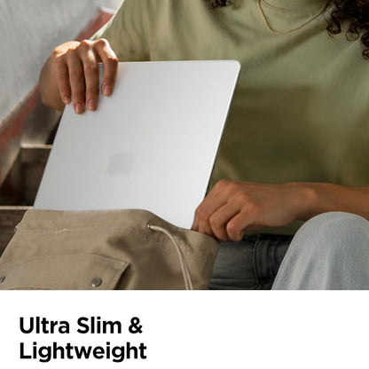 Capa Spigen Airskin para Apple MacBook Air 13 polegadas (2026) / (2025) / (2024) / (2022), Transparente Satinada ACS11530
