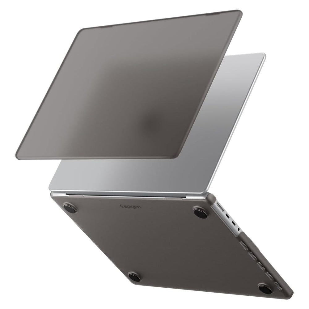 Capa Spigen Airskin para Apple MacBook Pro 16 polegadas (2026) / (2024) / (2023) / (2021), Preto Satinado ACS11527