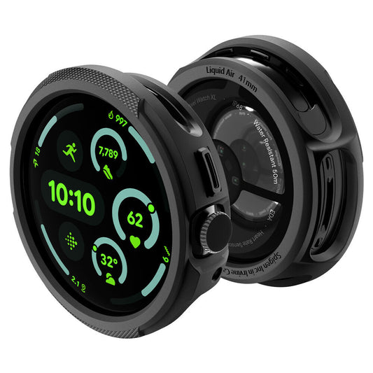 Capa Spigen Liquid Air para Google Pixel Watch 4 41mm, Preto Mate ACS09483