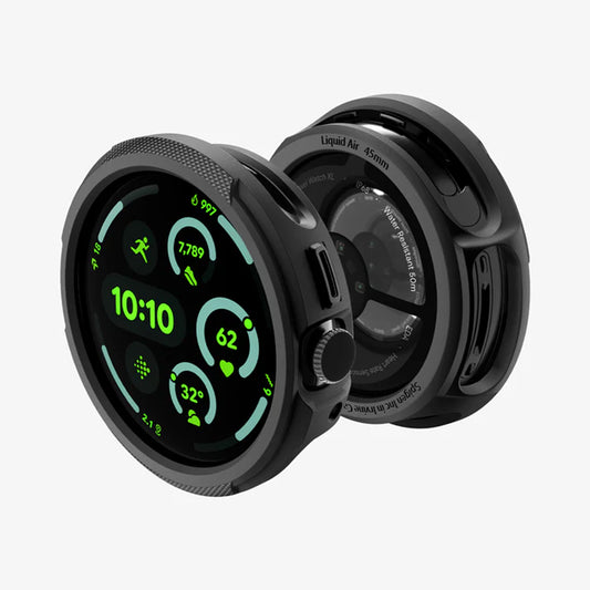 Capa Spigen Liquid Air para Google Pixel Watch 4 45mm, Preto Mate ACS11222