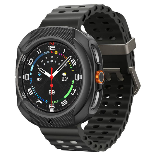 Capa Spigen Liquid Air para Samsung Galaxy Watch8 Classic, Preta Fosca ACS09841