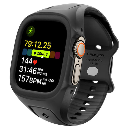Capa Spigen Liquid Air Pro para Apple Watch Ultra Series, Preta ACS05463