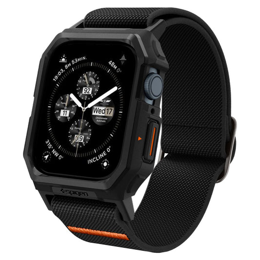 Capa Spigen Lite Fit Pro para Apple Watch 44mm Series, Preta Mate ACS07103