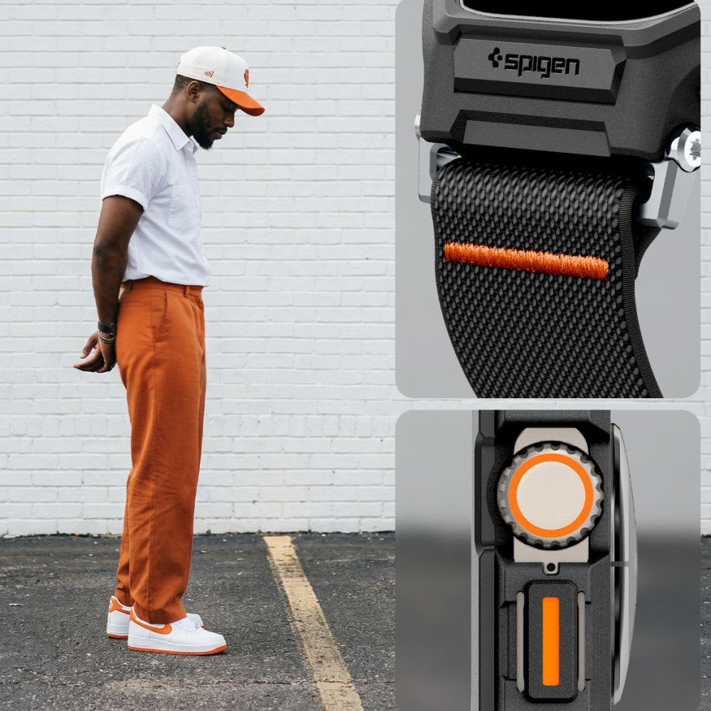 Capa Spigen Lite Fit Pro com Protetor de Ecrã para Apple Watch Ultra Series, Preto Mate ACS11415