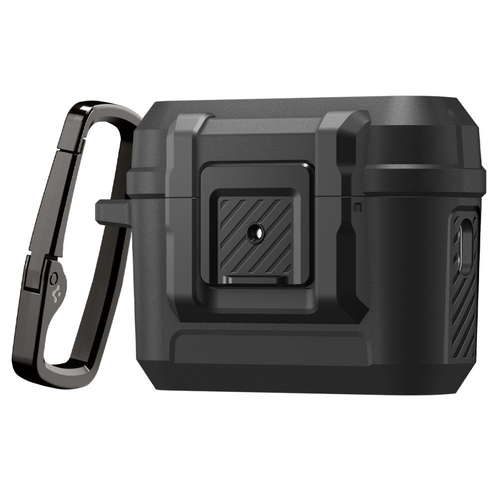 Capa Spigen Lock Fit para Apple AirPods Pro 3, Preta Fosca