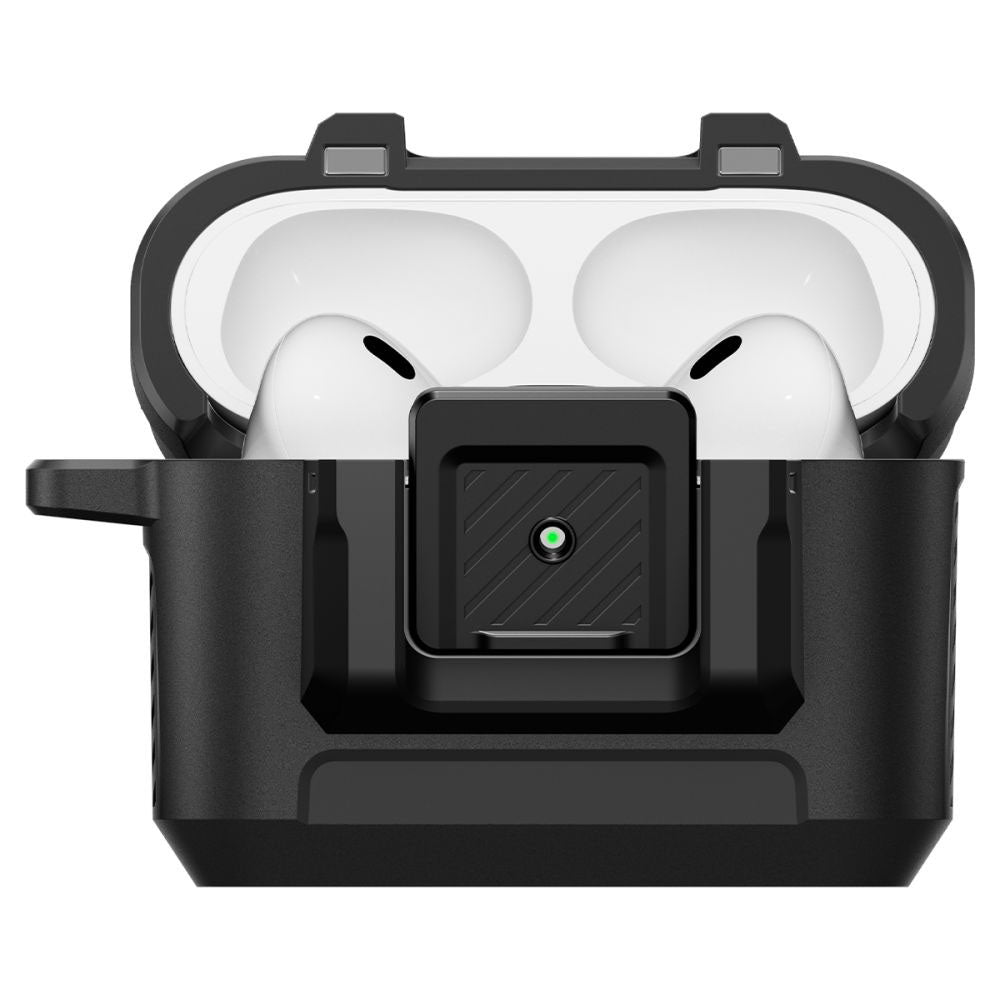 Capa Spigen Lock Fit para Apple AirPods Pro 3, Preta Fosca