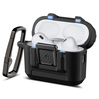 Capa Spigen Lock Fit para Apple AirPods Pro 3, Preta Fosca