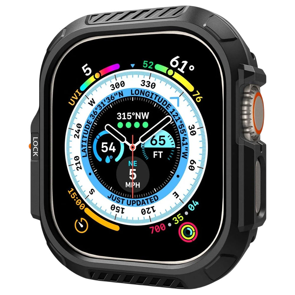 Capa Spigen Lock Fit para Apple Watch Ultra Series, Preto Mate ACS06208