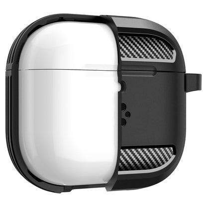 Capa Spigen Rugged Armor para Apple AirPods 4, Preta Fosca