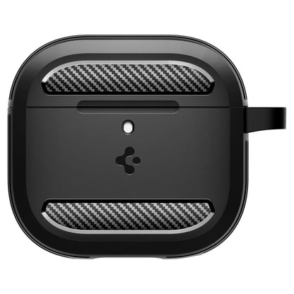 Capa Spigen Rugged Armor para Apple AirPods 4, Preta Fosca