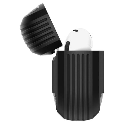 Capa Spigen Rugged Armor para Apple AirPods 4, Preta Fosca
