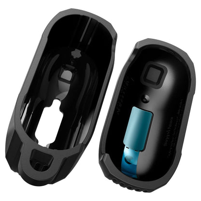 Capa Spigen Rugged Armor para Apple AirPods 4, Preta Fosca