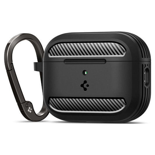 Capa Spigen Rugged Armor para Apple AirPods Pro 3, Preta Fosca ACS09822