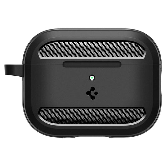 Capa Spigen Rugged Armor para Apple AirPods Pro 3, Preta Fosca ACS09822