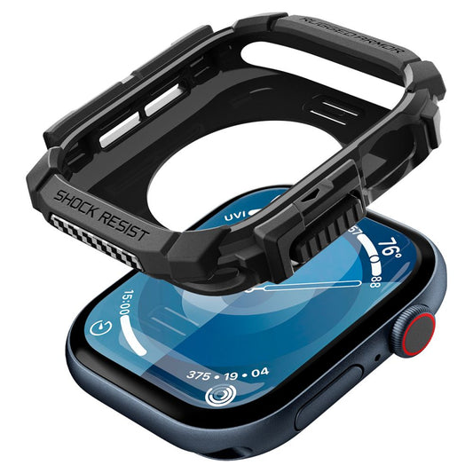 Capa Spigen Rugged Armor para Apple Watch Series 10 / 11 42mm, Preta ACS08585