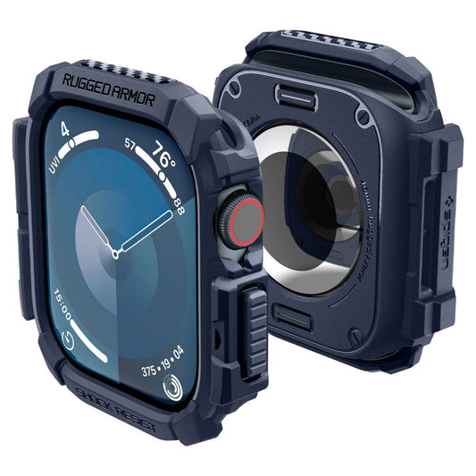 Capa Spigen Rugged Armor para Apple Watch Series 10 / 11 46mm, Azul Marinho ACS08599