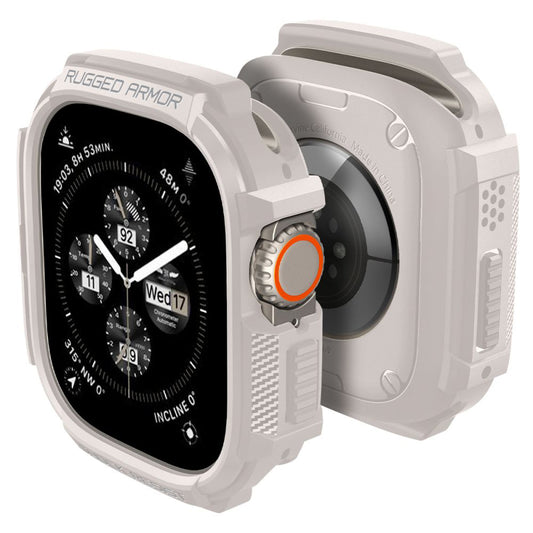 Capa Spigen Rugged Armor para Apple Watch Ultra Series, Bege ACS07381