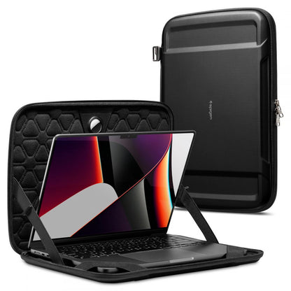 Capa Spigen Rugged Armor para Portátil 13 polegadas - 14 polegadas, Preta AFA04270