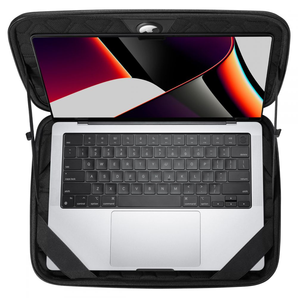 Capa Spigen Rugged Armor para Portátil 13 polegadas - 14 polegadas, Preta AFA04270