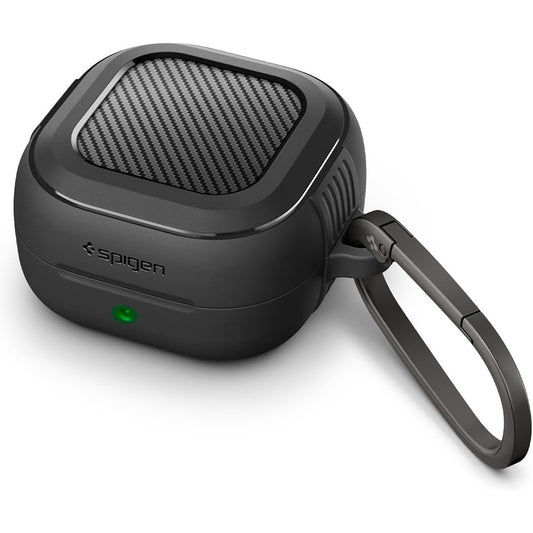 Capa Spigen Rugged Armor para Samsung Galaxy Buds4 / Buds4 Pro, Preta Fosca ACS11200