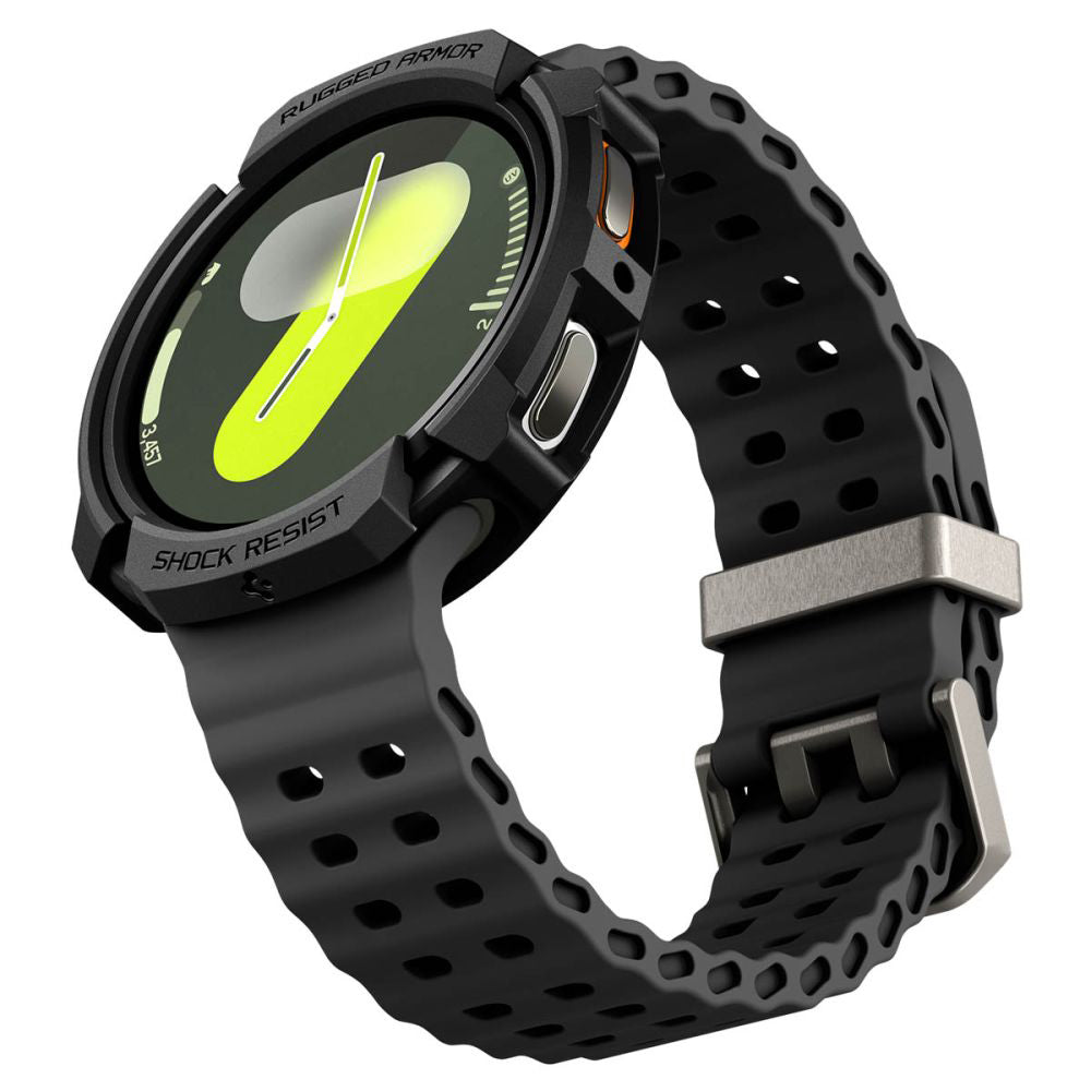 Capa Spigen Rugged Armor para Samsung Galaxy Watch8 40mm, Preta ACS10004