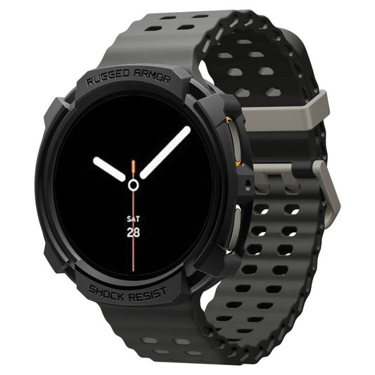 Capa Spigen Rugged Armor para Samsung Galaxy Watch8 44mm, Preto Mate ACS10006