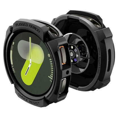 Capa Spigen Rugged Armor para Samsung Galaxy Watch8 44mm, Preto Mate ACS10006