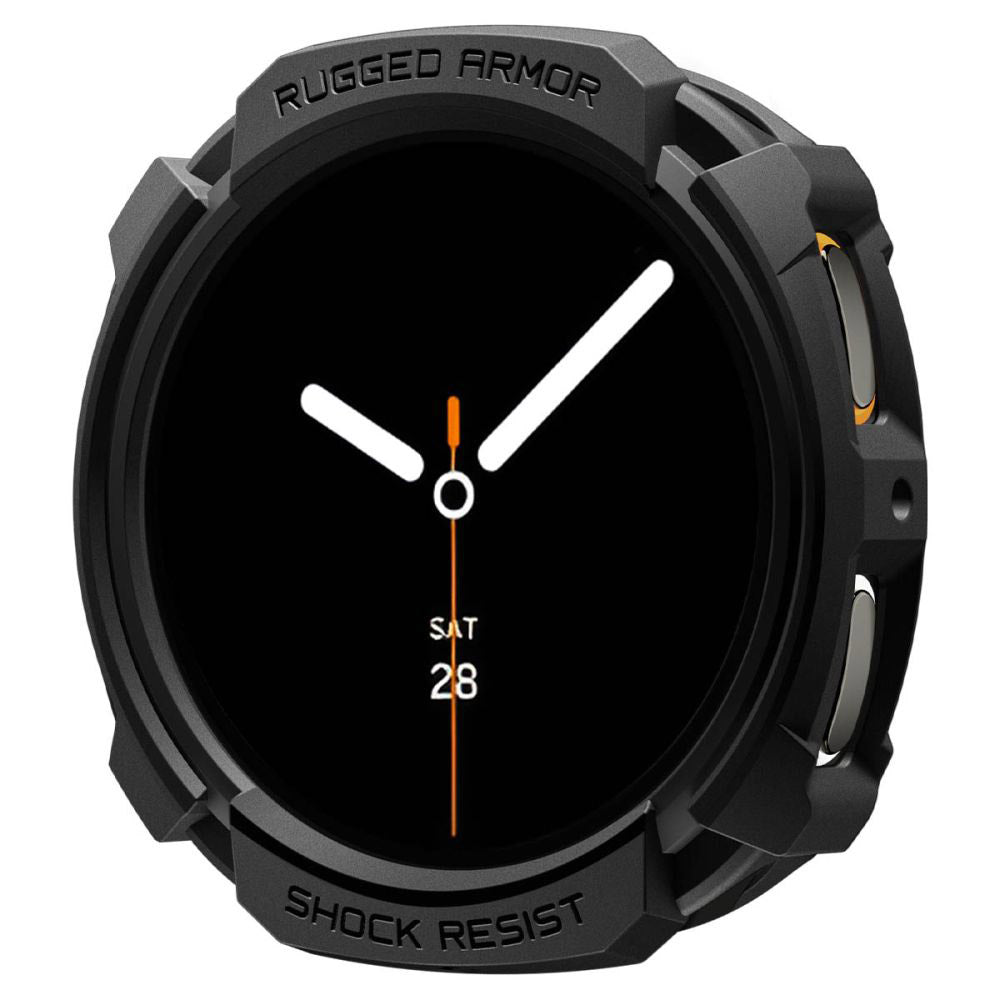 Capa Spigen Rugged Armor para Samsung Galaxy Watch8 44mm, Preto Mate ACS10006