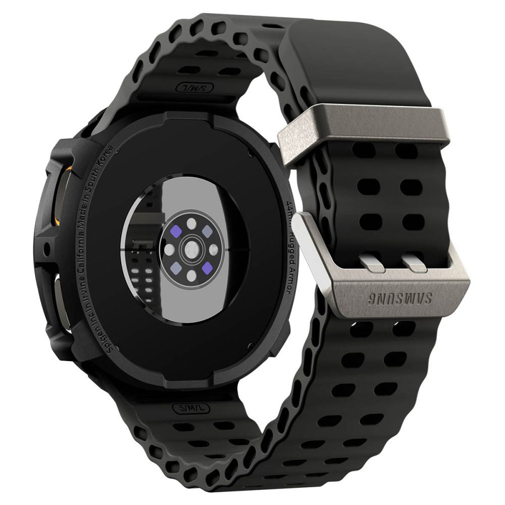 Capa Spigen Rugged Armor para Samsung Galaxy Watch8 44mm, Preto Mate ACS10006