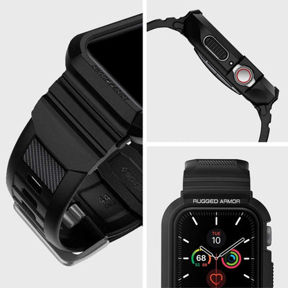 Capa Spigen Rugged Armor Pro para Apple Watch 44mm Series, Preta 062CS25324
